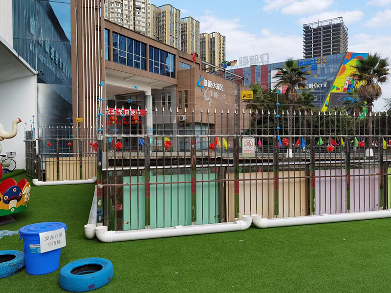 四川龍泉驛區拉多尼亞幼兒園（脈沖圍欄案例）